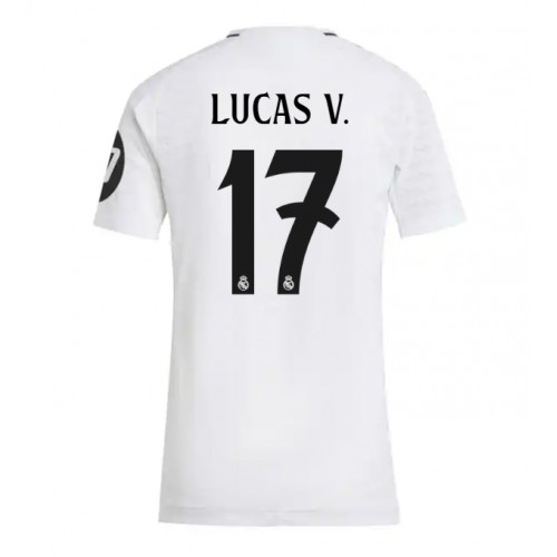 Fotbalové Dres Real Madrid Lucas Vazquez #17 Dámské Domácí 2024-25 Krátký Rukáv